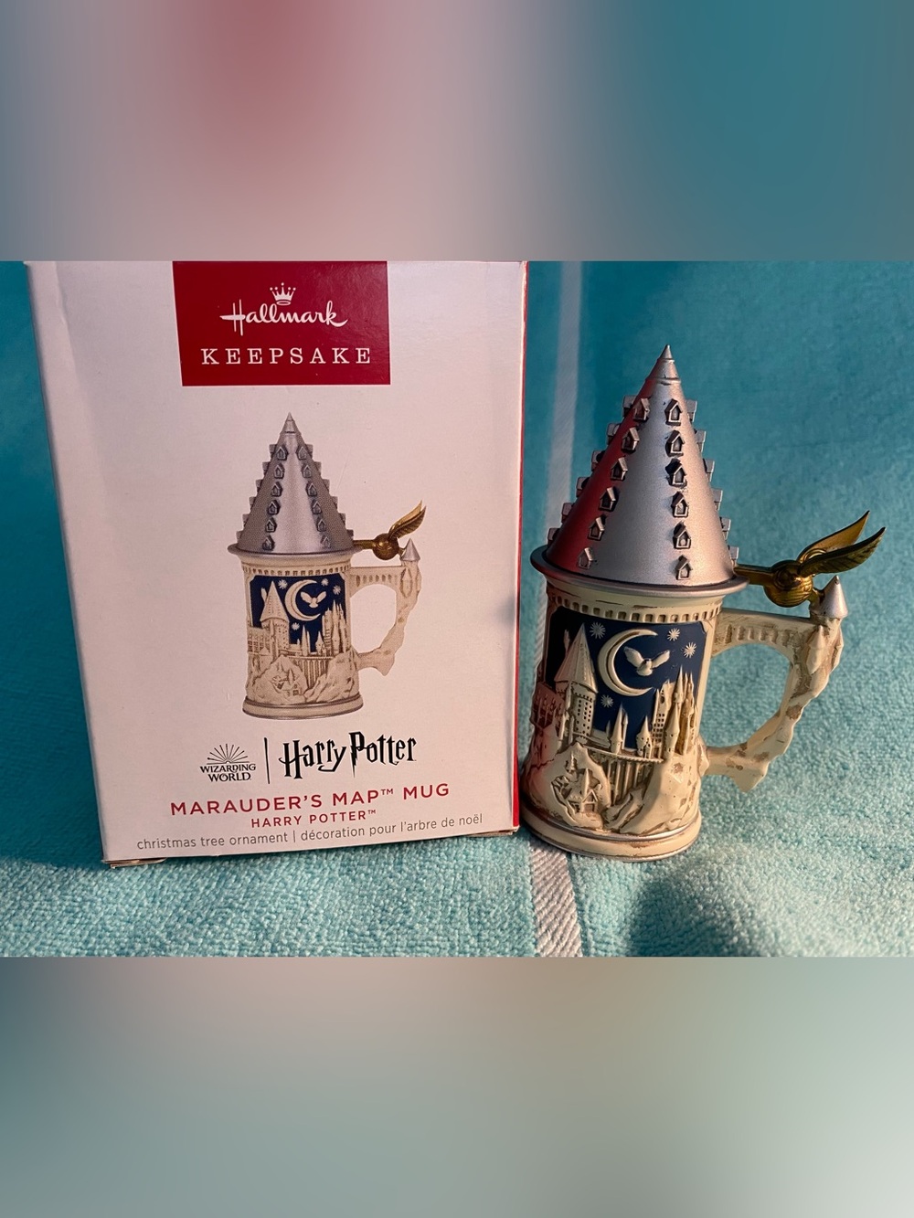 Harry Potter Marauder’s Map Mug Keepsake Hallmark Christmas ornament 2023